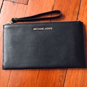 Michael Kors Black Wristlet